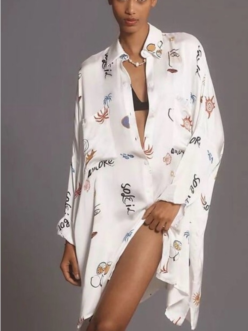 Anthropology:corey lynn calter mini shirt dress